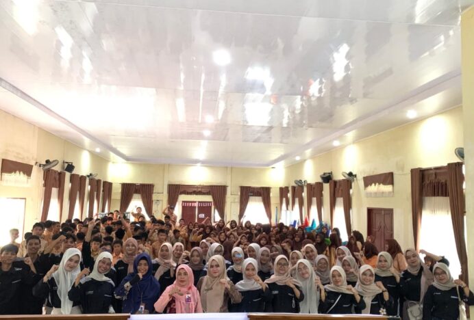 HIMA-AP Unimal Gelar Seramoe Ilmu di SMPN 3 Lhokseumawe