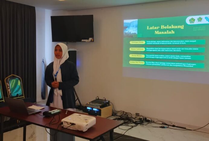 Siswi MAN 3 Aceh Besar Presentasi Hasil Riset di Grand Final OMI Riset Tingkat Nasional 2025