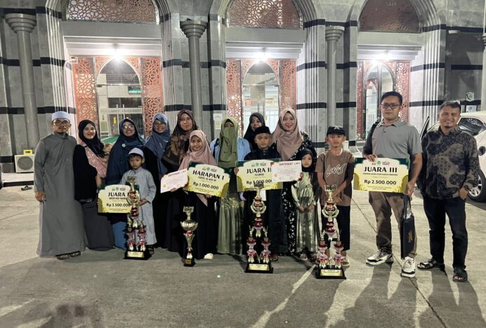 Forum Ukhuwwah Beri Apresiasi: Empat Santri Indrapuri Wakili Aceh Besar di FASI Aceh XIV, Dua Raih Juara Provinsi