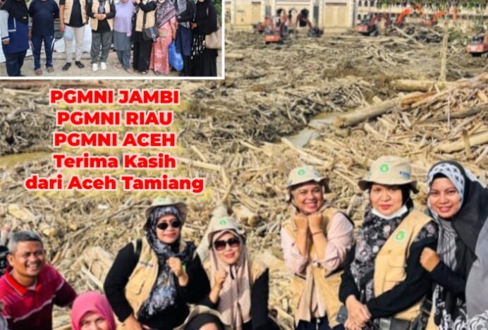 PW PGMNI Aceh Lanjutkan Aksi Kemanusiaan Salurkan Bantuan Banjir Tahap Ketiga di Aceh Tamiang
