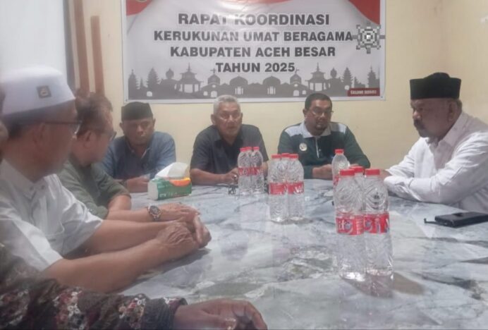 Jaga Kerukunan Jelang Tahun Baru, FKUB Aceh Besar Perkuat Koordinasi Lintas Sektoral