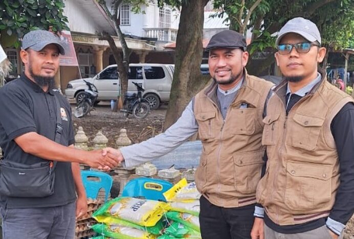 JQH NU Aceh Salurkan Bantuan Kemanusiaan di Empat Titik Kabupaten Pidie Jaya
