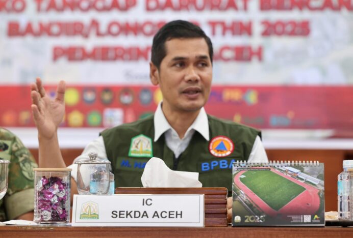 Sekda Aceh: Evakuasi Dipercepat, Distribusi Logistik Ditingkatkan untuk Masyarakat Terdampak Banjir