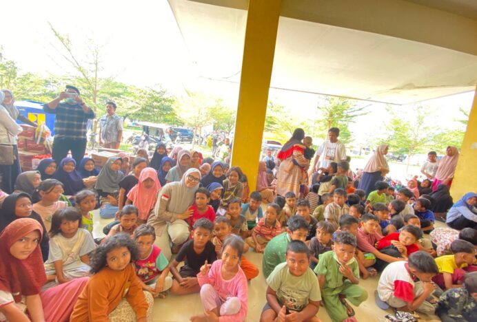 BKKBN Aceh Lakukan Pemulihan Trauma Anak Korban Bencana