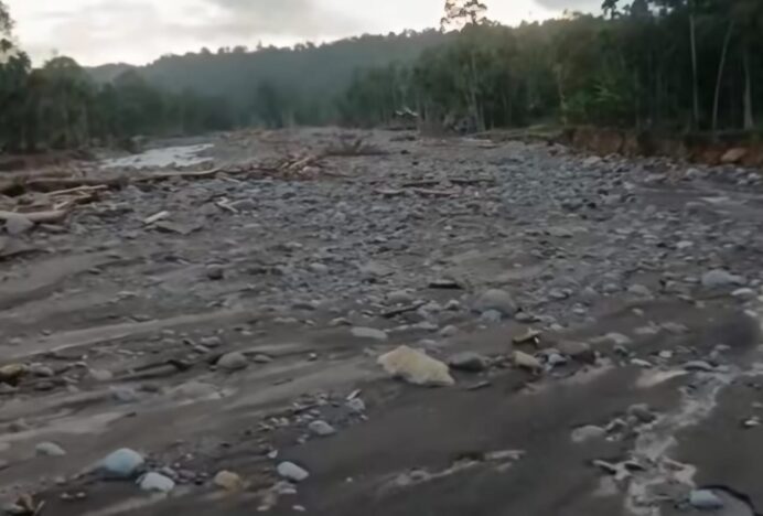Desa Lhok Gunci di Aceh Utara Lenyap Berubah Jadi Aliran Sungai Baru