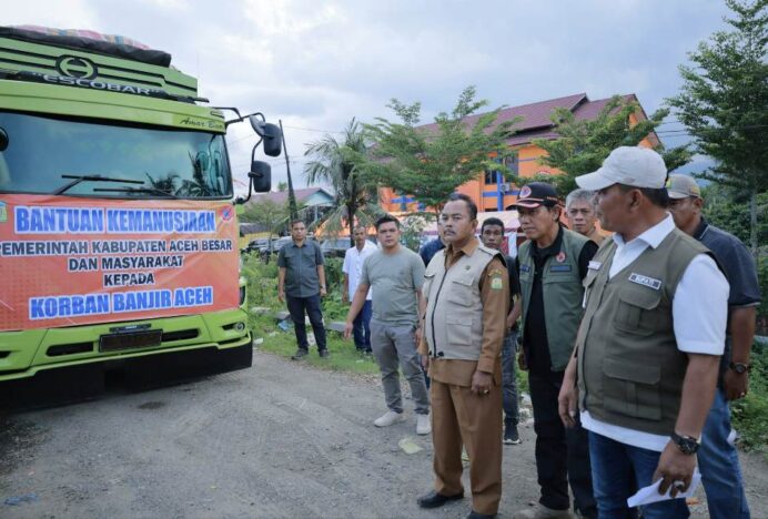 Aceh Besar Salurkan Bantuan Lewat “Tol Laut” ke Kuala Langsa