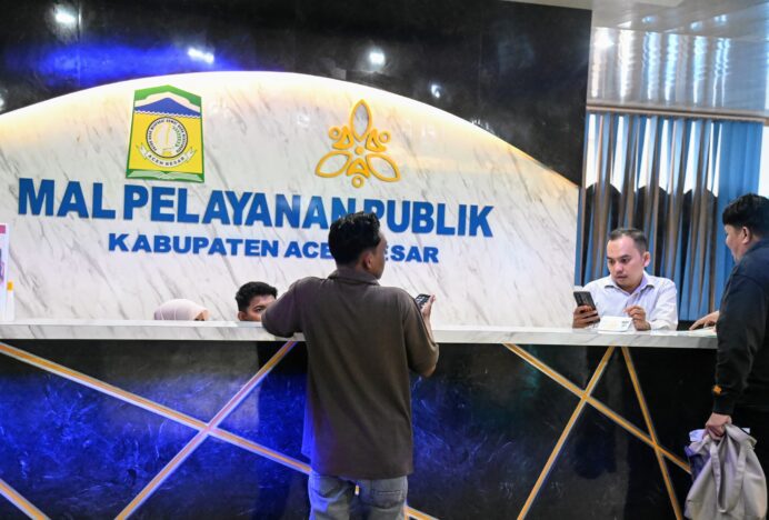 Tiap Hari Ratusan Masyarakat Serbu MPP Aceh Besar untuk Memanfaatkan Berbagai Layanan