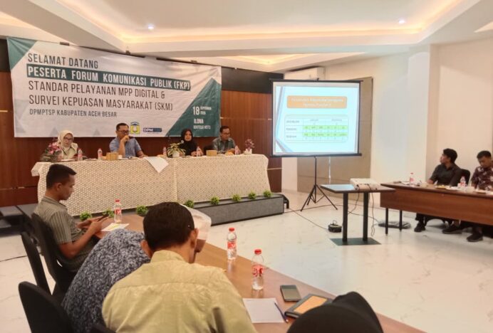 Mudahkan Masyarakat, MPP Aceh Besar Terima Layanan Digital