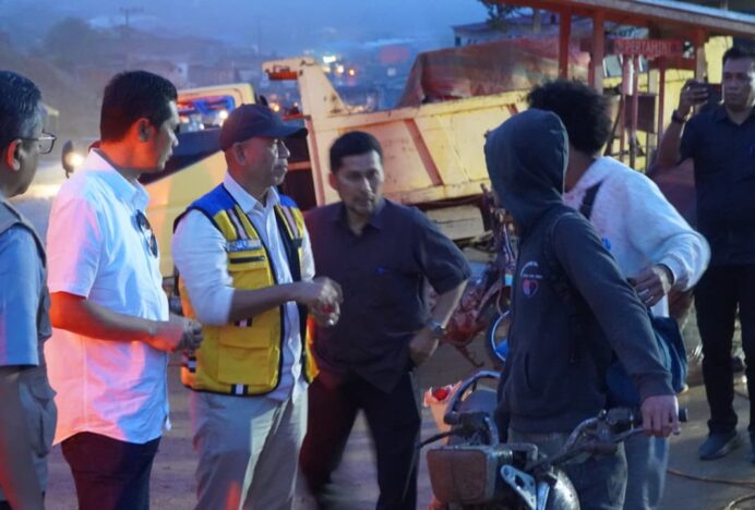 Sekda Aceh Tinjau Penanganan Darurat Bencana dan Kerusakan Jalan di Aceh Utara