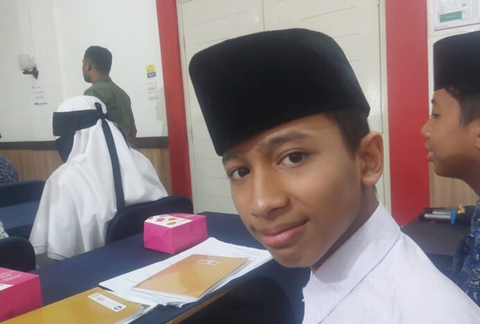 Harapan Wakil SMPN 3 Jantho Lolos Seleksi Duta Pelajar Sadar Hukum 2025