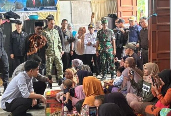 Gibran Minta Bupati Gayo Lues Tentukan Lokasi Rumah Korban Banjir