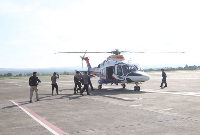 Kapolda Aceh Pantau Situasi Pascabanjir di Pesisir dan Pantai Timur Lewat Udara