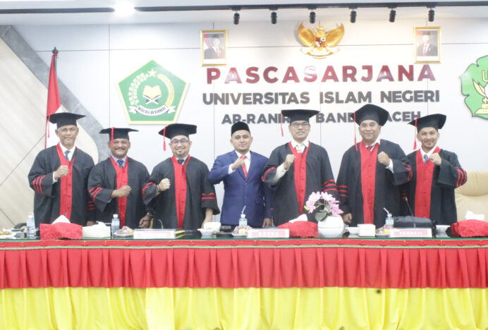 Muhammad Rizki Resmi Sandang Gelar Doktor PAI di UIN Ar-Raniry
