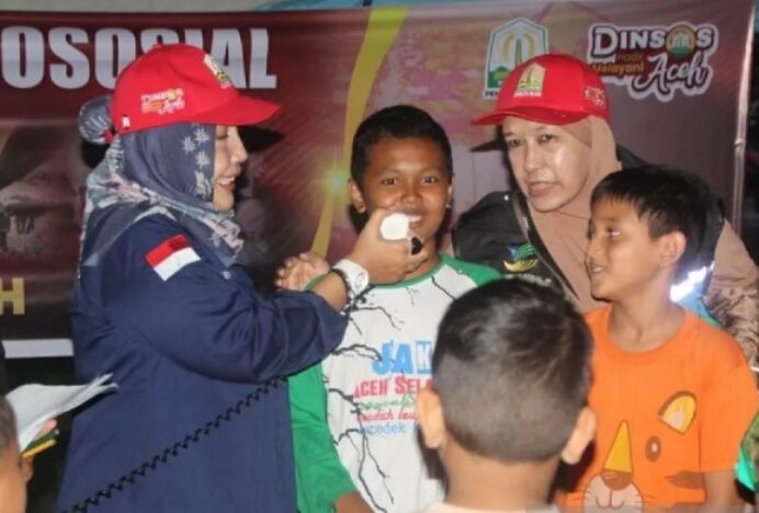 Dinas Sosial Aceh Perkuat Pemulihan Psikososial Anak Terdampak Banjir