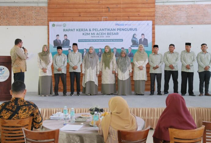 Yahwa Kukuhkan Pengurus K2M MI Aceh Besar, Tekankan Prestasi Madrasah