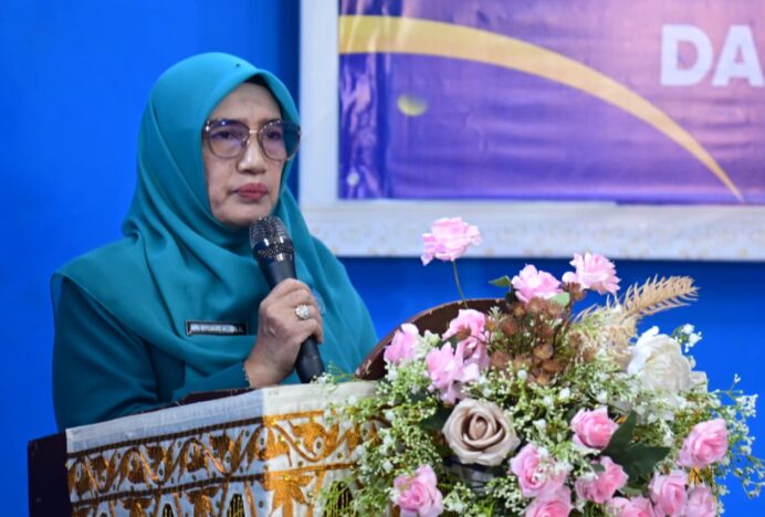 Ketua TP PKK Gampong dan Bunda PAUD se-Kecamatan Blang Bintang Dilantik