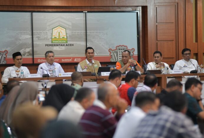 Aceh Susun R3P Bencana, Ditarget Rampung Januari 2026