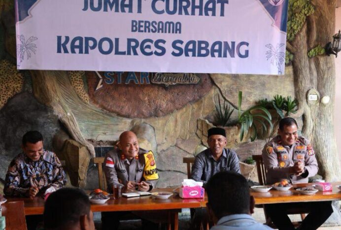 Kapolres Sabang Gelar Jumat Curhat Bersama Perangkat Gampong Iboih