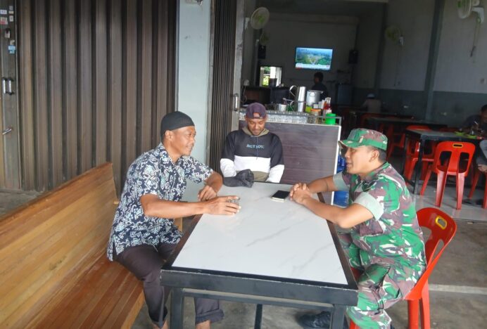 Babinsa Hadir Bangun Kebersamaan