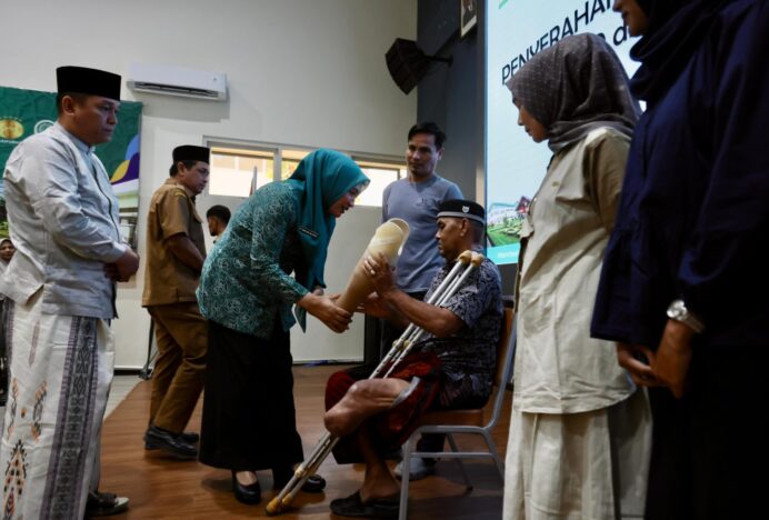 Kak Na: Seluruh Kader TP PKK Aceh Siap Berkolaborasi Salurkan Kaki Palsu