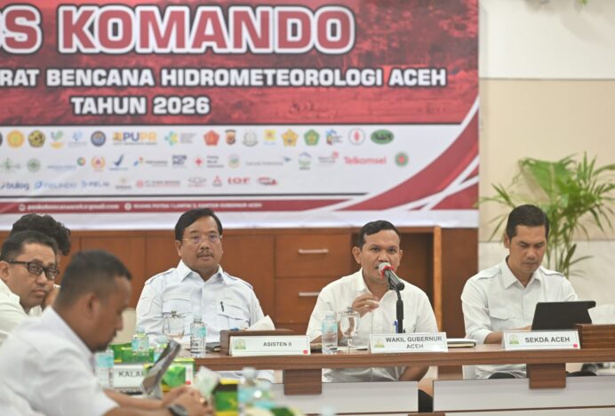 Wagub Aceh Dorong Percepatan Data Pascabencana