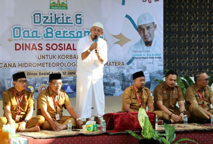 Dinsos Aceh Gelar Dzikir dan Doa Bersama