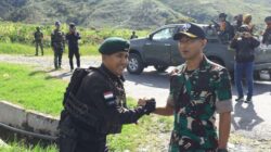 Danrem 173/PVB Kunjungi Satgas Yonif 112/DJ