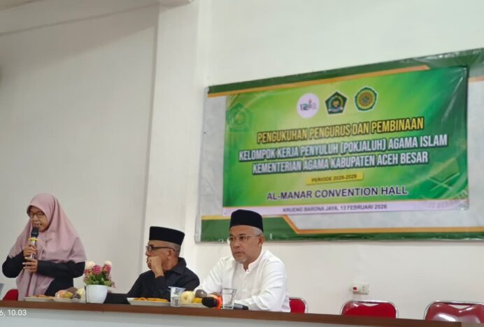 Asnawi, Lc Kembali Pimpin Pokjaluh Kemenag Aceh Besar