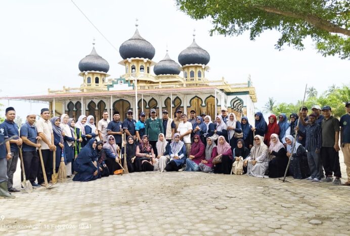 Sambut Bulan Suci Ramadhan 1447 H, Kankemenag Aceh Utara GEBER BBM Di Masjid Al Ihsan Matang Ubi