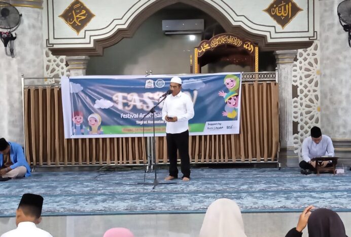 BKPRMI Aceh Singkil Gelar Festival Anak Shaleh Indonesia Tahun 2026 di Masjid Agung Nurul Makmur
