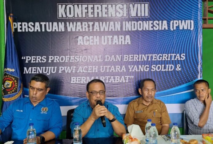 Konferensi PWI Aceh Utara “Terhenti” di Pleno II