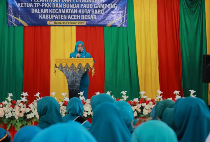 Wakil Ketua I TP PKK Aceh Besar Tekankan Sinkronisasi Program dan Prioritaskan Penurunan Stunting