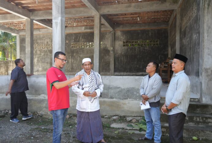 Wakil Ketua DPRK Banda Aceh Survei Pembangunan Lanjutan Dayah Darul Amin Al Waliyah