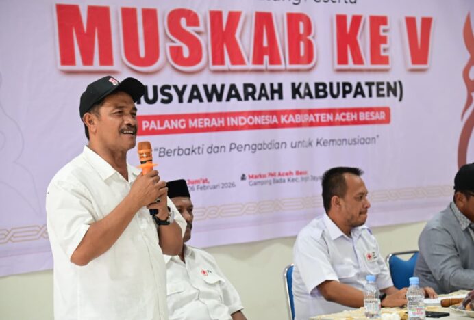 Wabup Syukri Terpilih Aklamasi sebagai Ketua PMI Aceh Besar