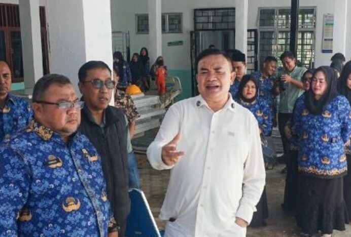 Bupati Agara Tinjau Kesiapan Pembangunan Gedung Sementara Puskesmas Lak Lak