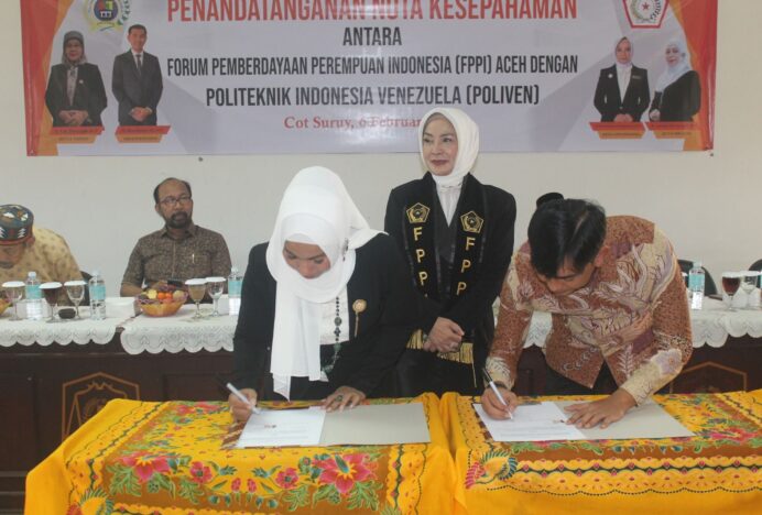 Perkuat Sinergi Pemberdayaan Perempuan, Poliven dan FPPI Tandatangani MoU