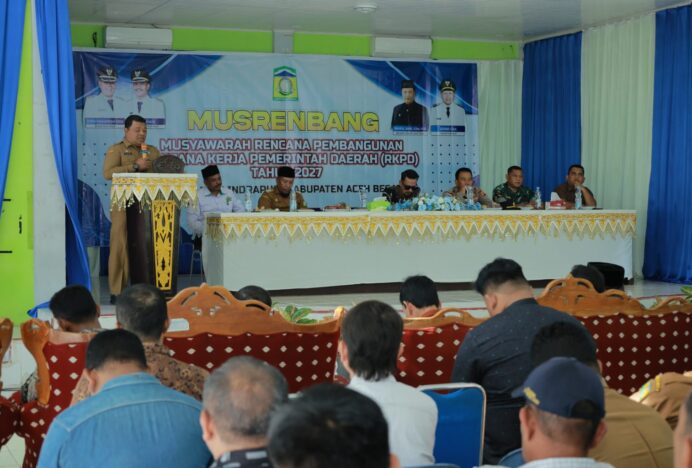 Staf Ahli Bupati Ajak Masyarakat Indrapuri Serius Ikuti Musrenbang RKPD 2027