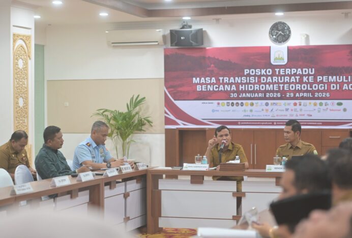 Pimpin Rakor Penanggulangan Bencana, Wagub Minta Kabupaten Kota Fokus Persiapan Ramadhan