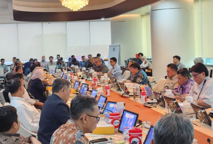 Sekda Aceh Bahas Usulan Renaksi K/L dan R3P Hidrometeorologi Aceh di Bappenas