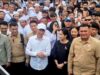 Jokowi Ikut Kirab PSI di Tegal, Tertawa Lihat Kaesang Buka Acara