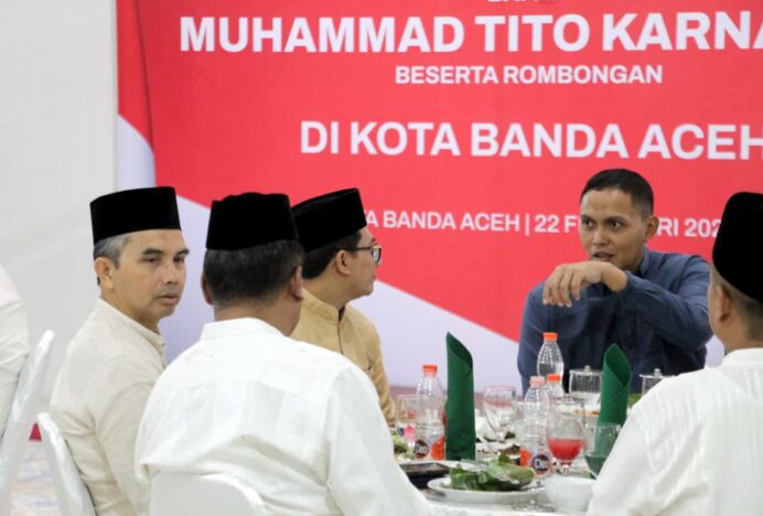 Perkuat Sinergitas, Dandim 0101/Kota Banda Aceh Hadiri Jamuan Sahur Bersama Mendagri