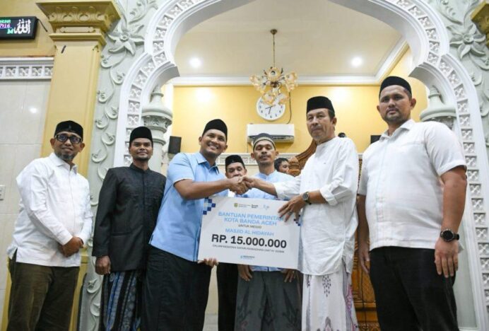 Wawalkot Banda Aceh Lanjutkan Safari Ramadan ke Masjid Al-Hidayah Lamdom