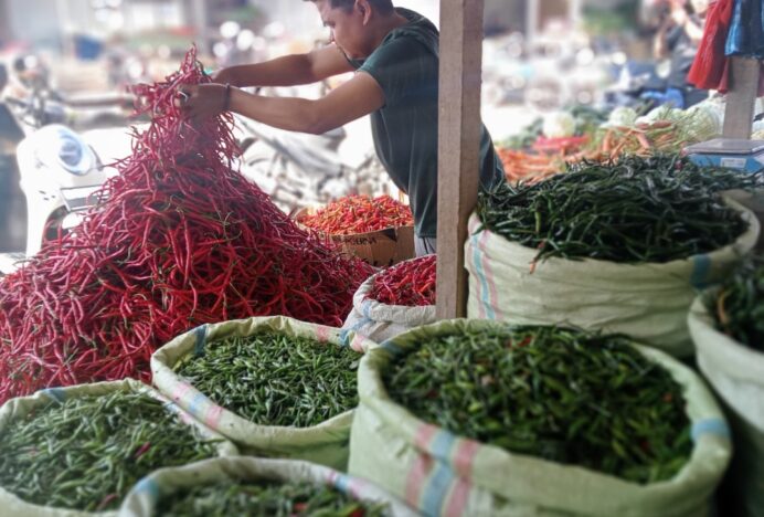 Sepekan Puasa, Harga dan Persediaan Cabai di Banda Aceh Stabil
