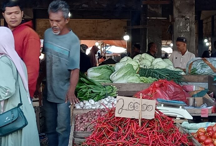 Harga dan Stok Bahan Dapur, Sayur Masih Normal