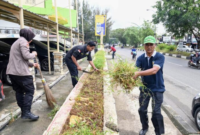 Sambut Ramadhan 1447 H, Forkopimcam Ingin Jaya Gotong Royong