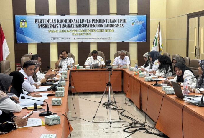 Pemkab Aceh Besar Percepat Bentuk UPTD Puskesmas dan Labkesmas