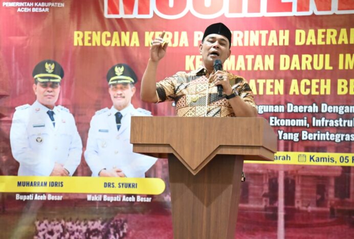 Bupati Aceh Besar Buka Musrenbang Perdana RKPD 2027 Tingkat Kecamatan di Darul Imarah