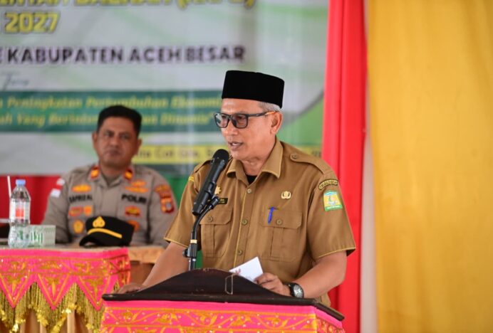 Asisten III Sekdakab Aceh Besar Buka Musrenbang RKPD 2027 Kecamatan Kuta Cot Glie