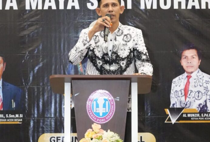 Ketua PGRI Aceh Besar Apresiasi Program Beut Kitab Bak Sikula Pemkab Aceh Besar