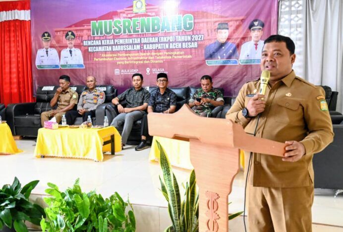 Musrenbang Darussalam 2027, Sulaimi: Tanpa Musrenbang, APBK tak Bisa Ditetapkan